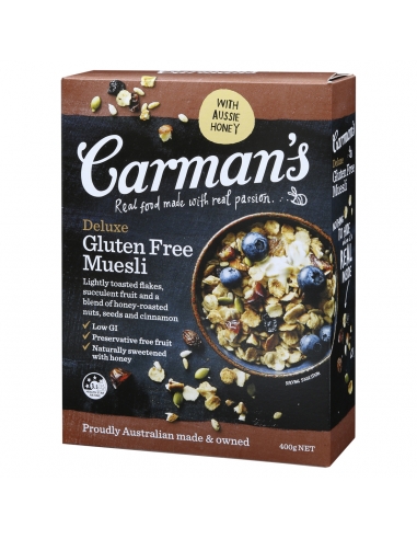 Musli Bezglutenowe Carmans Owocowe Musli 400g