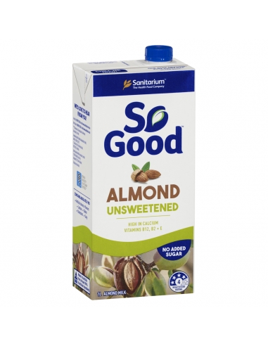 So Good Almond Unsweetened 1l x 1