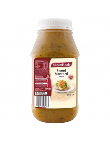 Relish de cornichons à la moutarde douce Masterfoods 2,6 kg