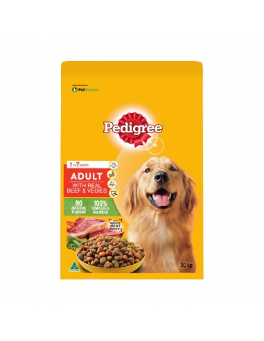 Pedigree Carne De Res Y Verduras 20kg