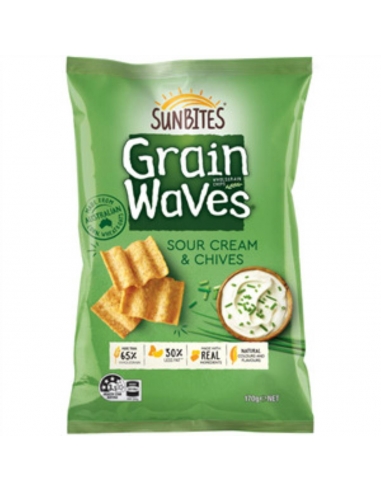 GRAINWAVES Panna acida e erba cipollina 170g