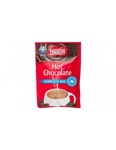 Bustina di cioccolata calda Nestle Complete Mix, confezione da 100 g