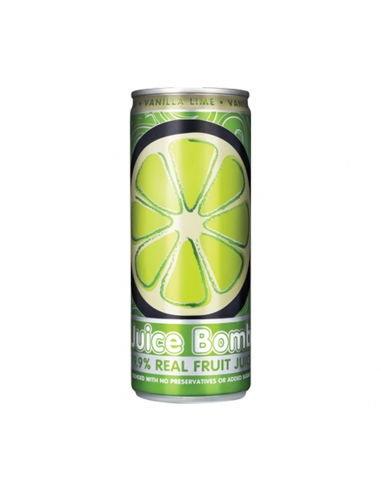 Bomba di succo di vaniglia Lime 250 ml x 24