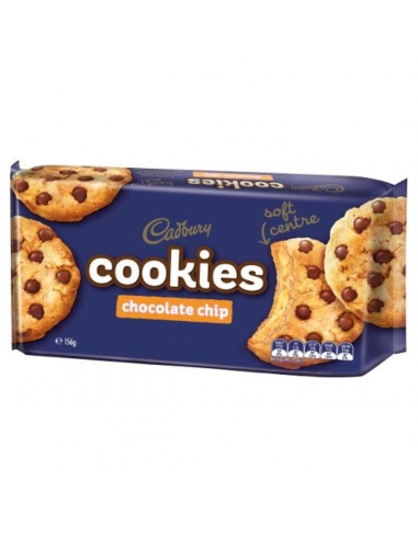 Cadbury Soft Chocolate Chip Cookies 156gm x 12