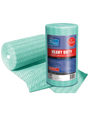 Cast Away Lingettes Heavy Duty Perforated On A Roll Green 85 Pack