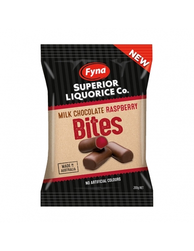 Fyna Milchschokolade Himbeerbissen 200g x 12