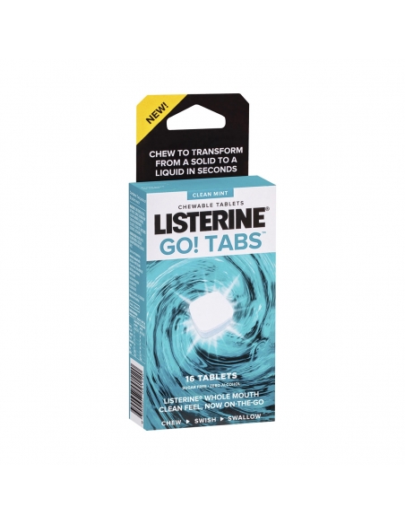 Listerine Go Tab 16 Pack X 4 8440