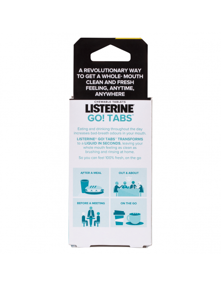 Listerine Go Tab 16 Pack x 4