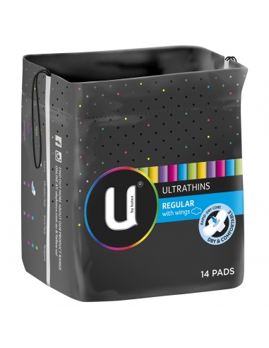 Kotex Ultra Thin Regular Pads met vleugels 14 S.