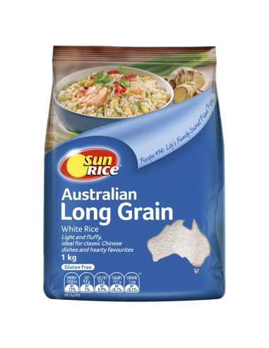 Sunrice White Long Grain 1 kg