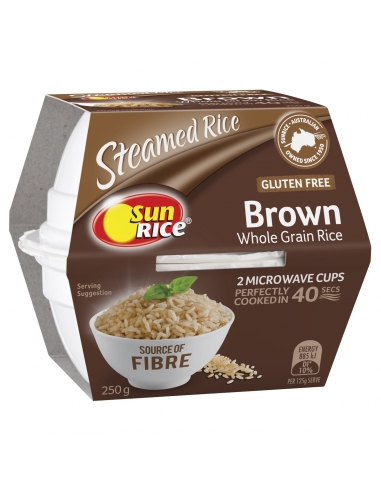 Sunrice Quick Cup Brown 250g x 1