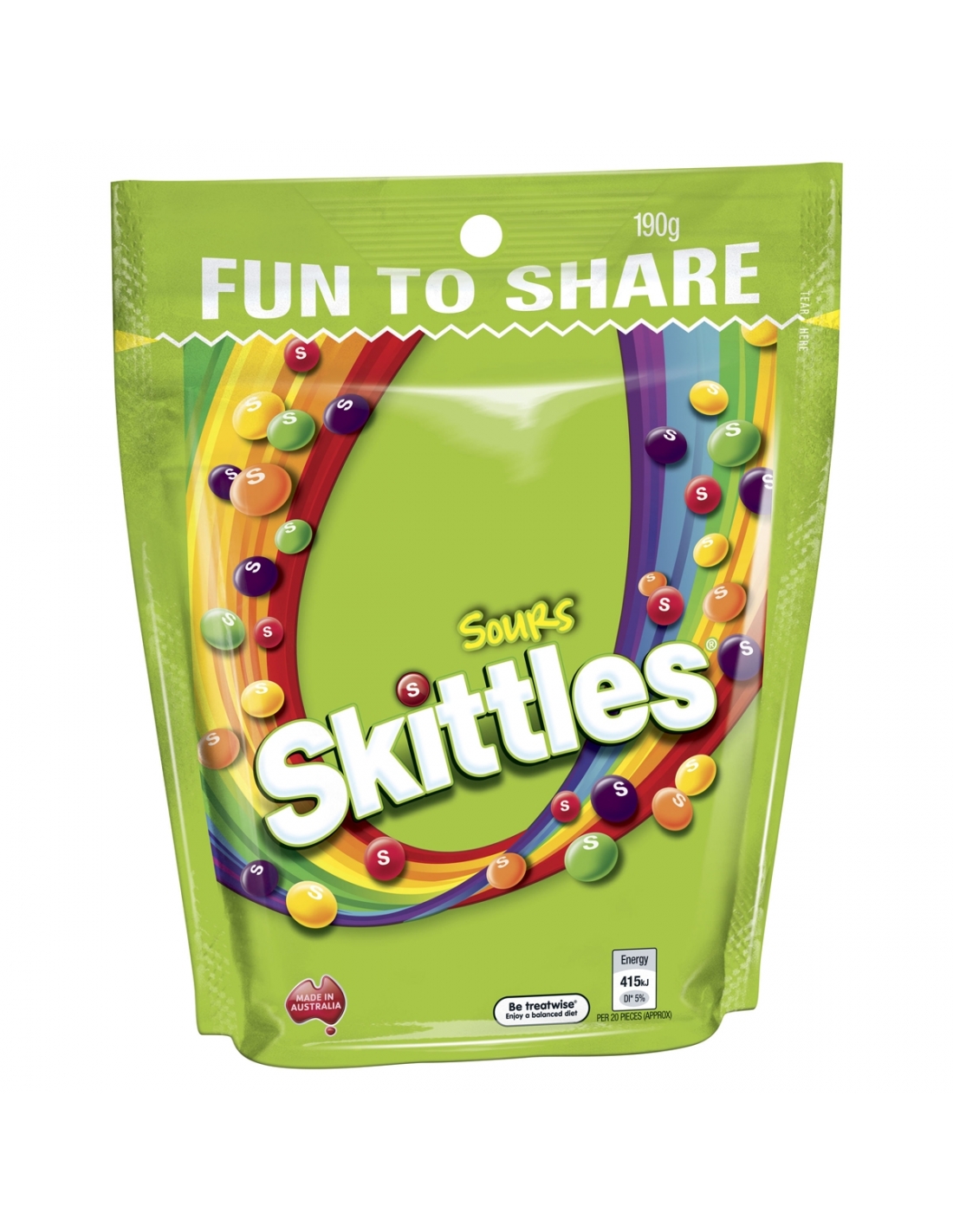 購入マーズ Skittles Sours 190g x 12 オンライン | Tasteful Delights