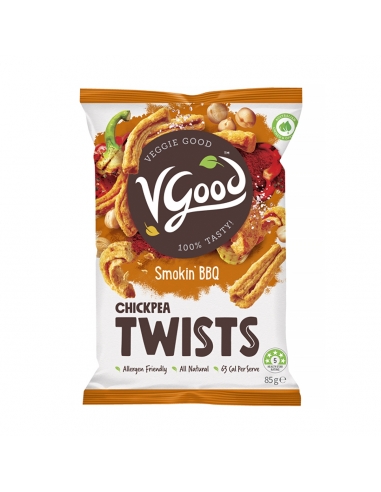 Vgood Garbanzos Twists Bbq 85g x 7