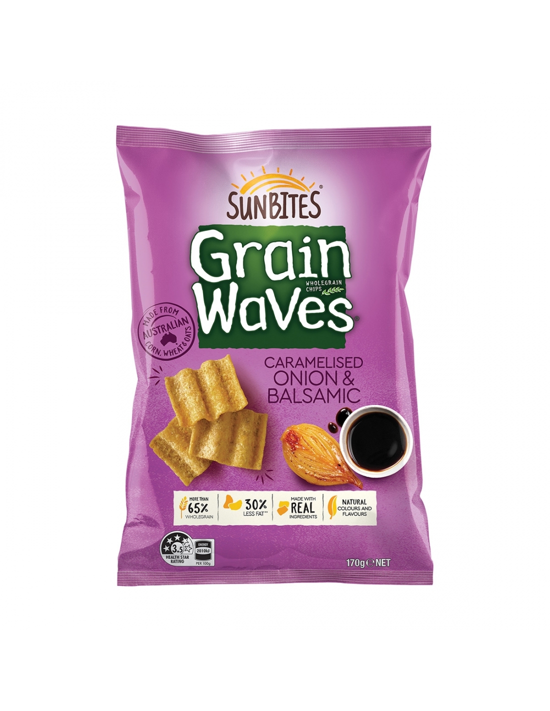 Grain Waves Caramelised Onion & Balsamic 170g