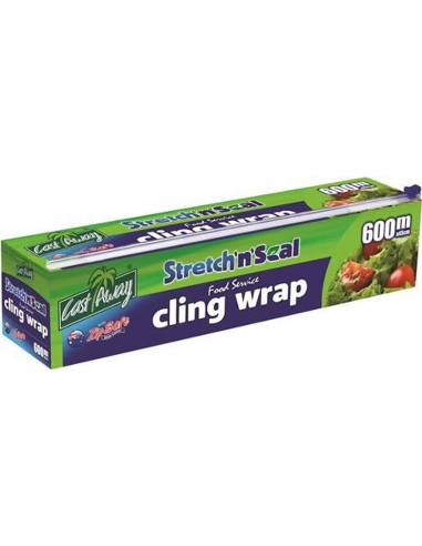 Cast Away Cling Wrap Distributeur économique à glissière 45cm X 600m