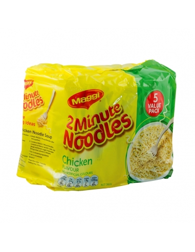 Maggi Noodle 2 min Pollo 5 paquete