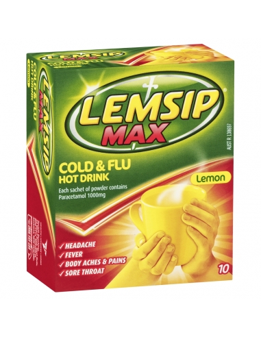 Lemsip Max-Kälte- und Grippe-Sachets 10