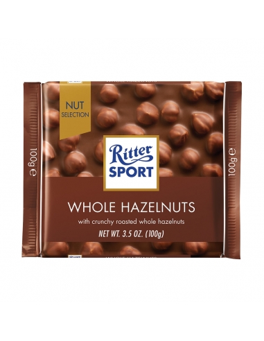 Ritter sport mleko cały orzech Hazelnut 100g x 10