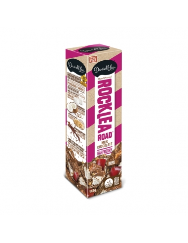 Darrell Lea Rocklea Milk Chocolate Raspberry 145g x 8