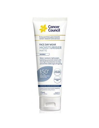 Cancer Council Invisible Fdw Moisturiser 75ml x 6