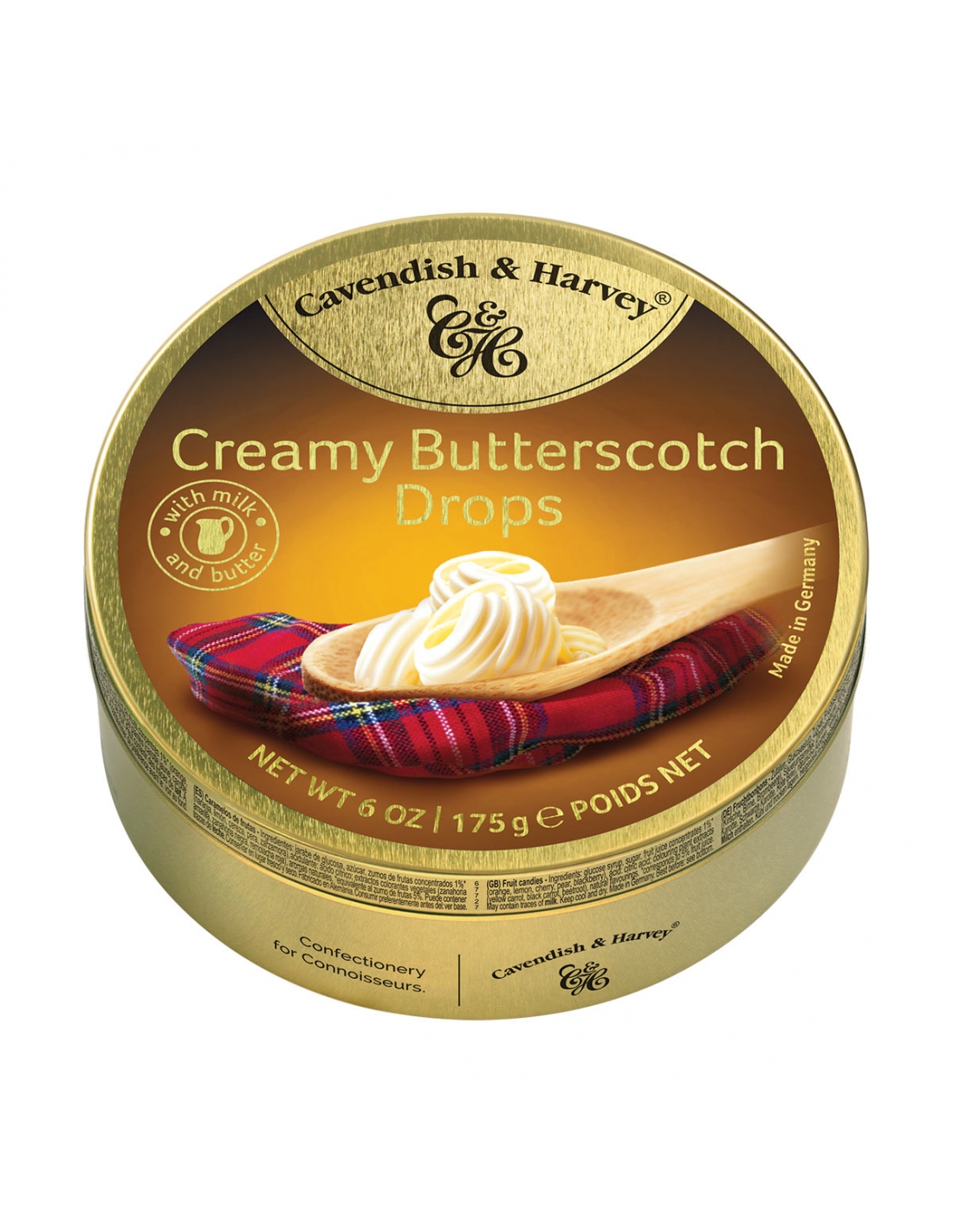 Cavendish & Harvey Butterscotch Drops 175g x 10