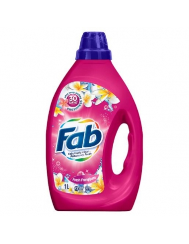 Fab Frangipani Eine Form Wäsche-Flüssigkeit 1l 