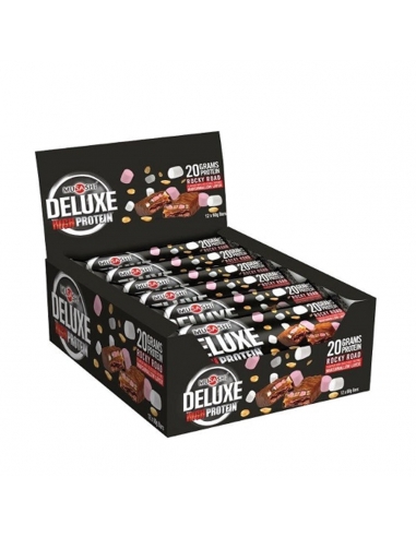 Musashi Deluxe Protein Rocky Road 60G x 12