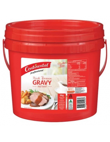 Continental Gravey Rich Brown Gluten Glutine 6KG