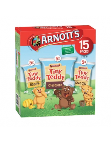 La pequeña variedad de peluche de Arnott 15 Pack 375g