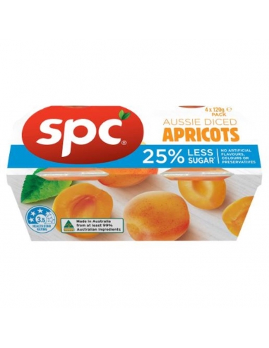 SpC Albicocca meno zucchero Snack da zucchero 4 pack 120gm x 6