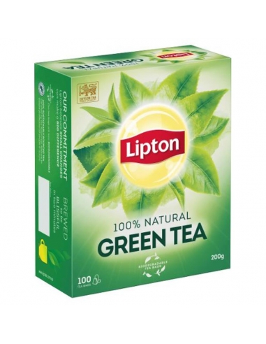 Sacs à thé vert de Lipton Ceylon 100 pack