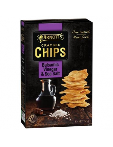 Arnotts Sea Sale Sale e Balsamic Aceto Cracker Chips 150GM x 8