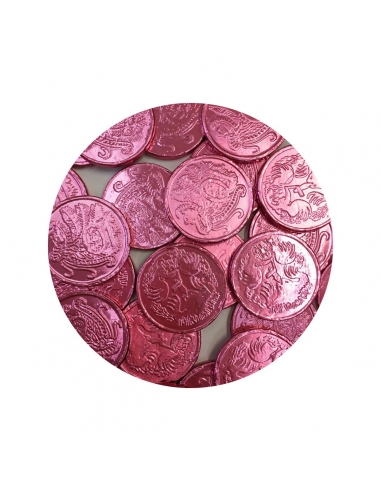 Lolliland Coins de chocolat rose 75g x 50