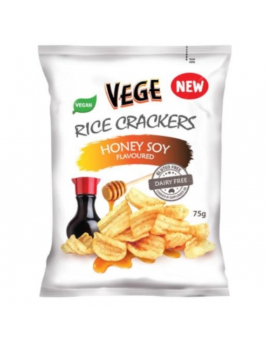 Ajitas miel vege riz craquelins 75 gm x 5