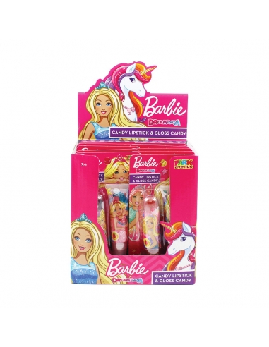 Barbie Lipstick and Gloss Candy 25g x 12