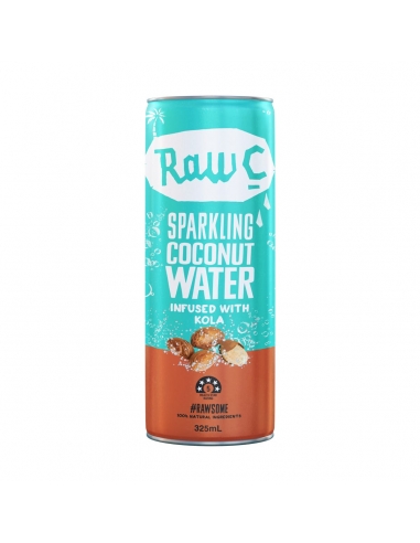 Rauwe Coulling kokoswater doordrenkt met Kola 325 ml x 12