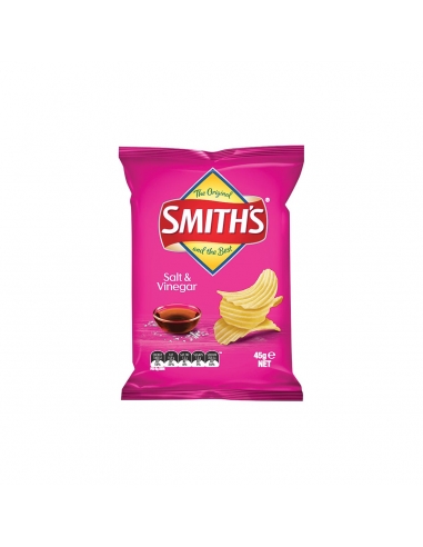 Smiths zout en azijn 45 g x 18