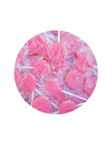 Lolliland Pink Flat Pops Bag 125 stuks 1 kg