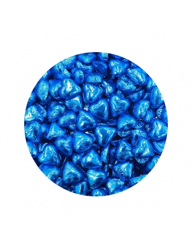 Lolliland Chocolate Hearts Blue Royal 120 pièces 1kg