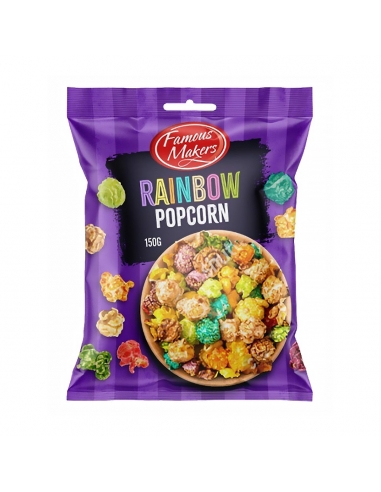 Famous Maker Rainbow Popcorn 150g x 12