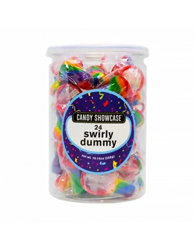 Wirbel Mini Dummy Pop Rainbow x 24