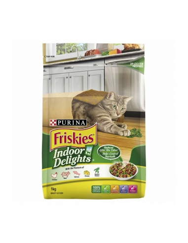 Friskies Adult Indoor Delights 1kg x 1