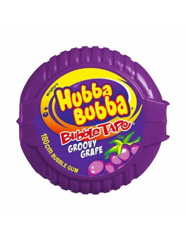 Wrigley Hubba Bubba Bubble Tape Grape x 12
