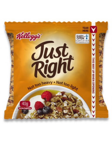 Kelloggs Just Right Sachets 40gr x 30