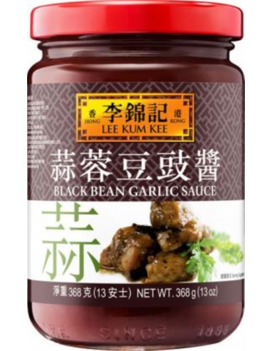 Lee Kum Kee Sauce Schwarze Bohnen Knoblauch 368 g Flasche