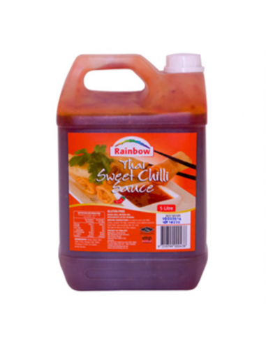 Sauce arc-en-ciel Sweet Chilli Thai 5 LT Bouteille