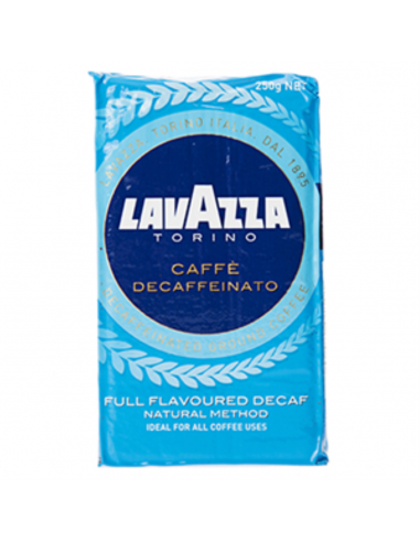 Lavazza Coffell Ground Decaffeinated Brick 250 GRパケット