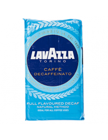 Lavazza Kaffee gemahlen entkoffeiniertes Ziegel 250 g Paket