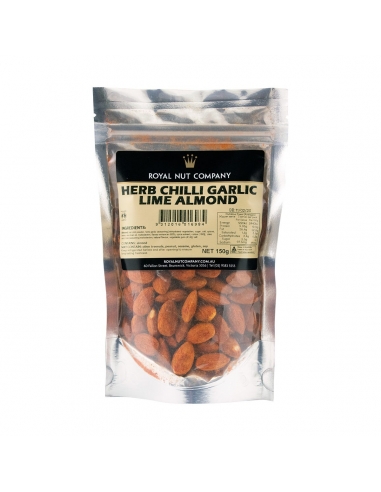 Royal Nut Company Chilli Gaglio di mandorle lime 150G