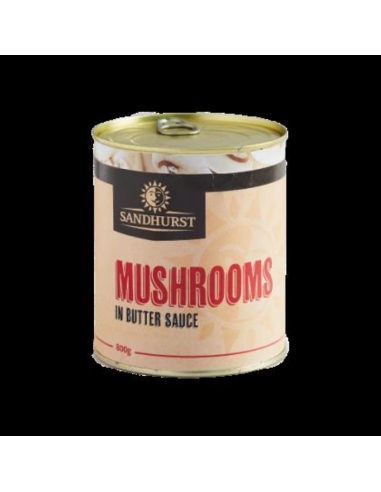 D'amico champignons gesneden in botersaus 800 gr blik